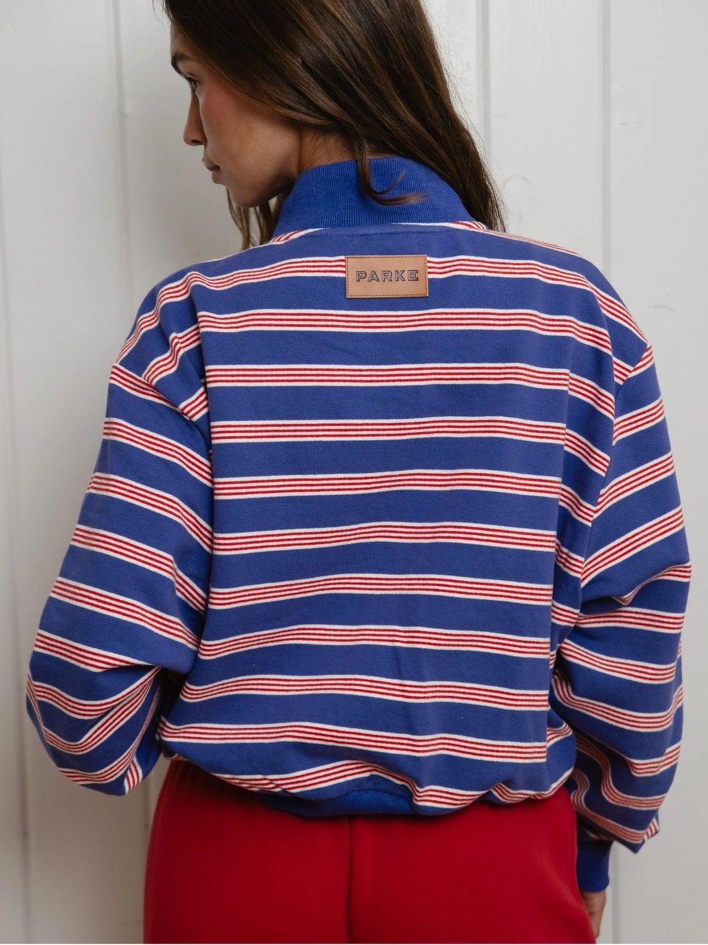 PARKE WOVEN TERRY
Zip Up Mockneck